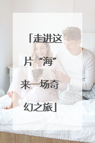 走进这片“海”来一场奇幻之旅