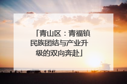 青山区：青福镇民族团结与产业升级的双向奔赴