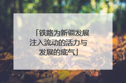 铁路为新疆发展注入流动的活力与发展的底气