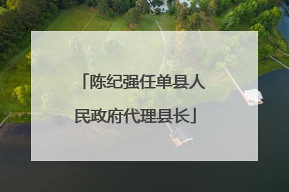 陈纪强任单县人民政府代理县长