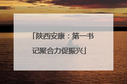 陕西安康：第一书记聚合力促振兴
