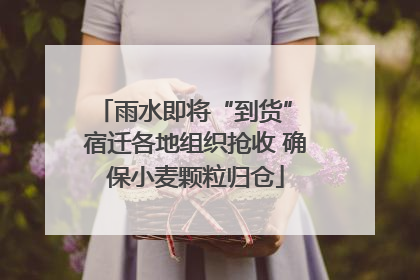 雨水即将“到货” 宿迁各地组织抢收 确保小麦颗粒归仓