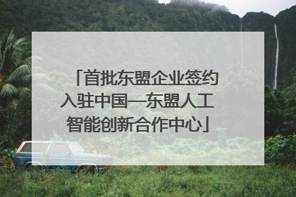 首批东盟企业签约入驻中国—东盟人工智能创新合作中心