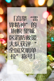 高擎“雷锋精神”的旗帜 望城区消防救援大队获评“全国文明单位”称号