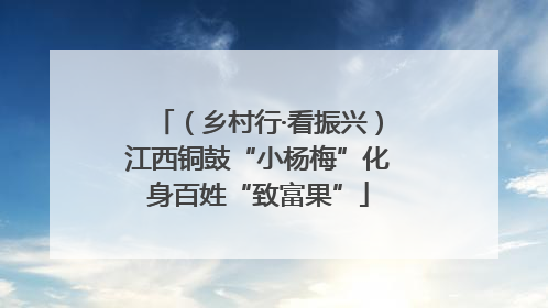 （乡村行·看振兴）江西铜鼓“小杨梅”化身百姓“致富果”