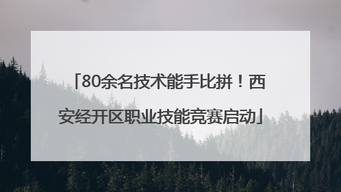 80余名技术能手比拼！西安经开区职业技能竞赛启动