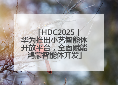 HDC2025丨华为推出小艺智能体开放平台，全面赋能鸿蒙智能体开发